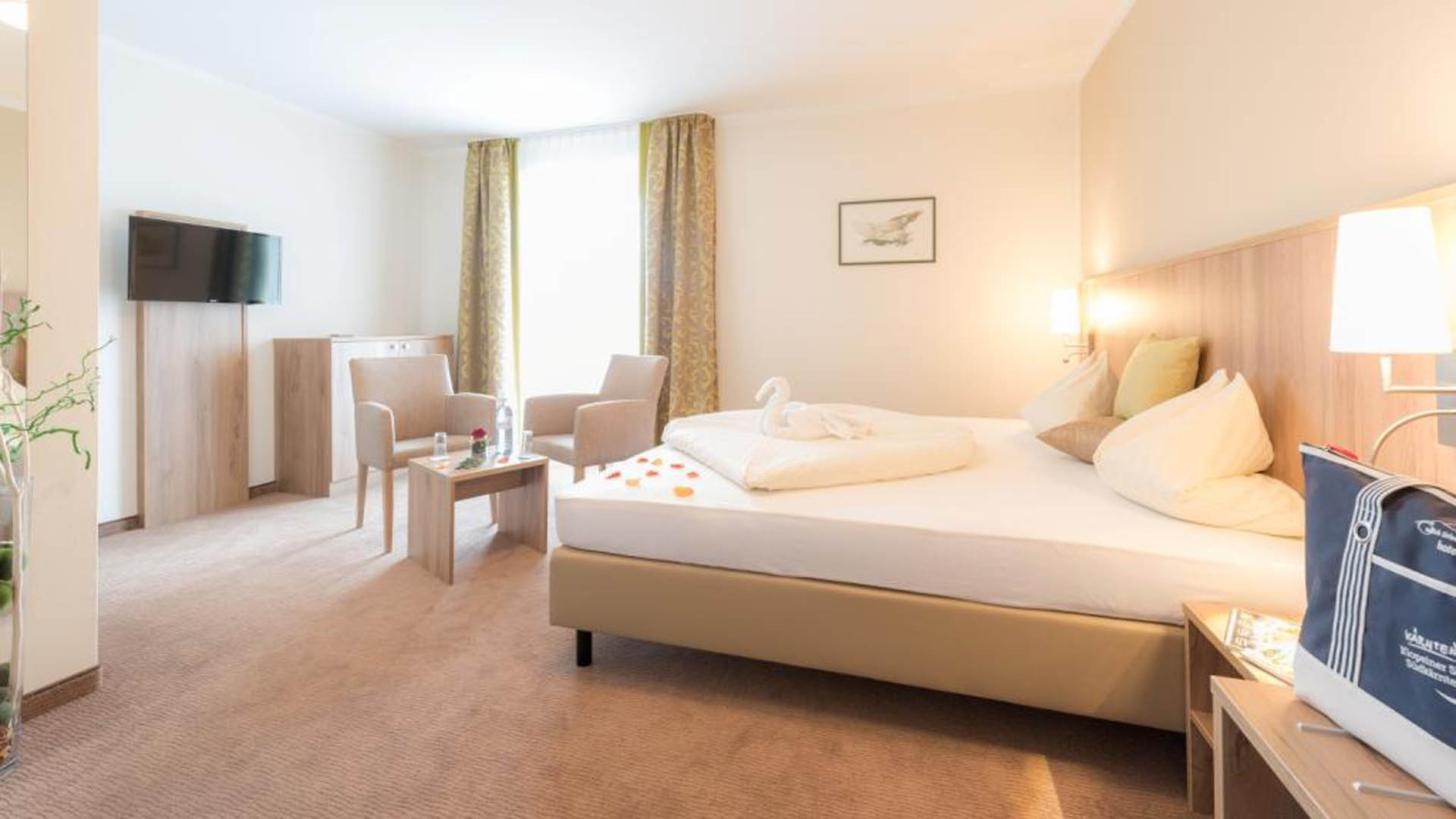 Juniorsuite Hochobir, Wohn- und Schlafzimmer