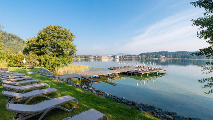 Pauschalen 7 Aktivhotel Marko, Steg Klopeiner See mit Liegeweise